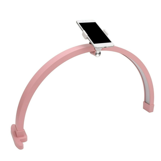 Luz de media para escritorio de uñas, 22 pulgadas, 20W, 1500LM, 3200 a 5600K, lámpara LED para tecnología de uñas, lámpara de escritorio para uñas con soporte (Enchufe