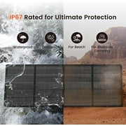 Foldable Solar Panel 400W Lightweight Portable Waterproof with Adjustable Support for RV Campervan