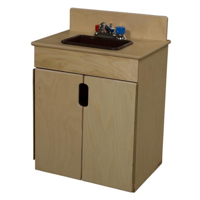 Wood Designs 10280BN Évier Tip-Me-Not avec Plateau Brun
