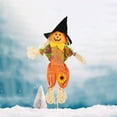 thumbnail image 5 of Halloween Scarecrow Decorations,21.6" Outdoor,Fall Harvest,Standing Scarecrow for Garden,Home,Yard,Porch,Thanksgiving Decor,for Autumn Halloween Garden Yard Porch,Yellow, 5 of 5