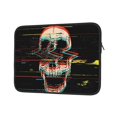 thumbnail image 2 of Bingfone Glitch Screaming Skull Laptop Sleeve Case 15 Inch, 360° Protective Computer Carrying Bag, 2 of 9