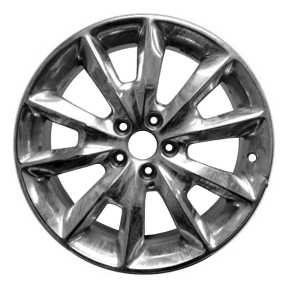 Pre-Owned Original Equipment Metallic Polished Aluminum Wheel 18 x 7 fits 2014-2018 Jeep Cherokee (Good)