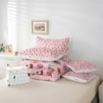 thumbnail image 6 of Homewish Merry Christmas 7 Pieces Bedding Comforter Set,Xmas Gingerbread Man Full Bedding Set,Candy Cane Christmas Flower Fitted Sheet Flat Sheet For Girls,Ultra Soft Home Decor Reversible, 6 of 8