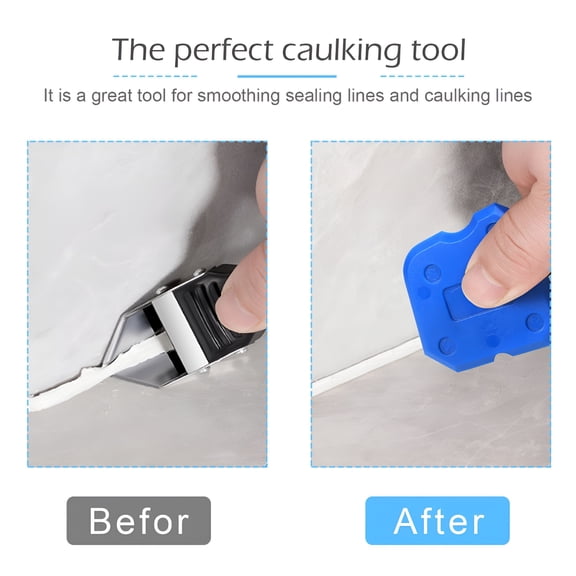 FACEGA 4 Pcs/set Sealant Finishing Tool Kitchen Sink Toilet Base Bathtub Sealant Grout Caulking Tool