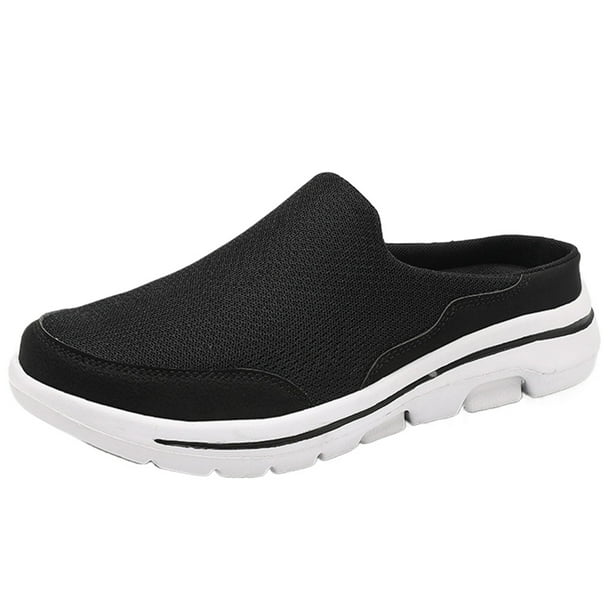 Zapatos de mulas para hombre zapatillas transpirables para caminar ligeras con soporte para el arco