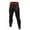 Black+Red, variant on Nicesee Men's Sports Skin Tights Base Pants
