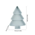 thumbnail image 3 of Hometravel Tree Shape Snack Tray Set, Christmas Themed Food Serving Plates, Multi-compartment Party Tray for Holiday Events, Family Gatherings, Snack Service, 3 of 6