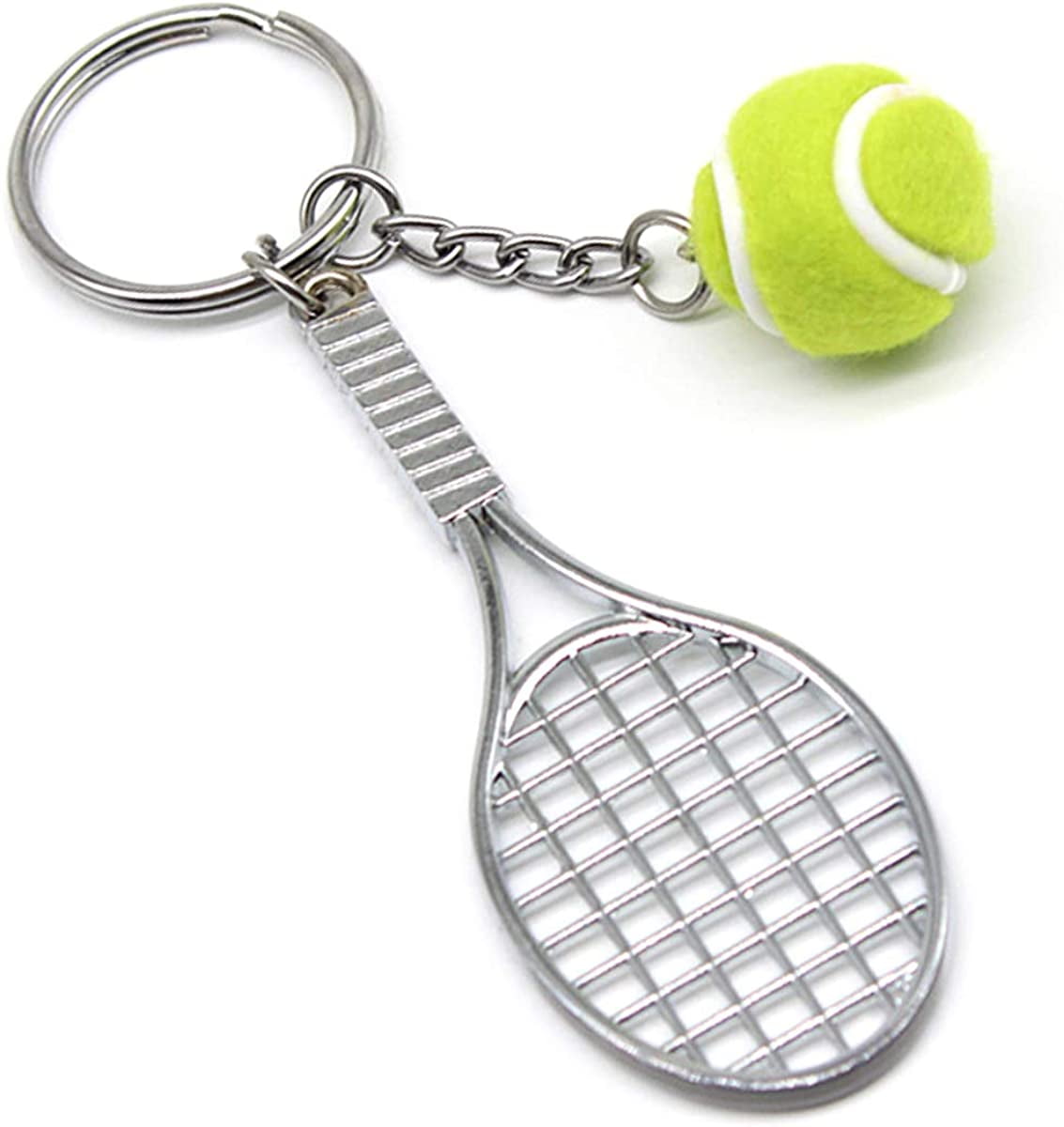 POOL BALL 8 Ball Sport Quality Chrome Keyring Picture Both Sides 
