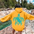 thumbnail image 2 of Womens Sea Turtle Print Hoodies Long Sleeve Hooded Sweatshirt Fall Casual Pullover, 2 of 6