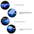 thumbnail image 4 of Solderless Quick Connecting, 25Pcs Blue Solderless Quick Splice, Snap Wire Connector, Electrical Insulated Terminals, Spade Terminals, 4 of 8
