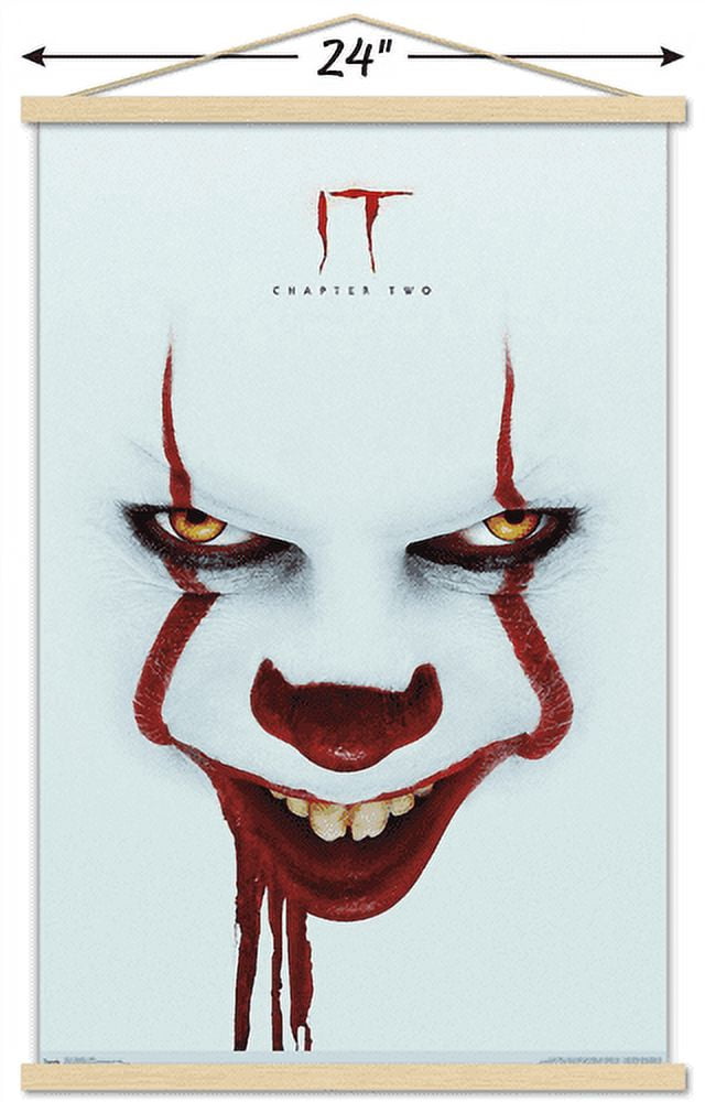 IT: Chapter 2 - Smile One Sheet Wall Poster with Magnetic Frame, 22.375" x 34"
