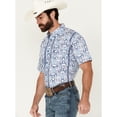 thumbnail image 3 of Men's Cowboy Hardware Hawaiian Floral Print Short Sleeve Button-Down Western - 145488-400 Medium, 3 of 4
