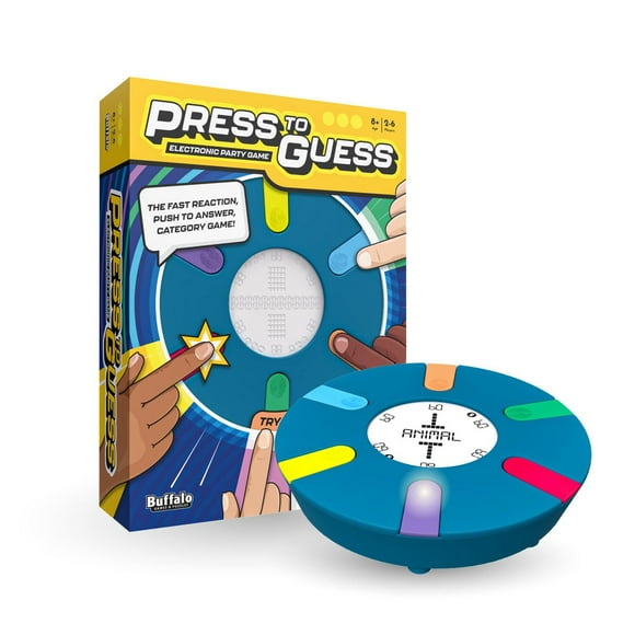 Buffalo Games Press to Guess Electronic Party Game for Children Ages 8+