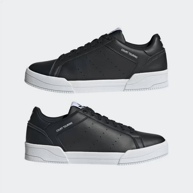 Ad-id-as Originals Mens Court Tourino Training Shoes Core Black H02176