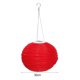 thumbnail image 4 of Colgante de farol solar redondo LED de 12 pulgadas resistente al agua para decoración al aire libre (rojo), 4 of 6
