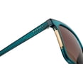 thumbnail image 4 of Radley London Women's 6506 Verdigris Turquoise Oversized Square Sunglasses, 4 of 5