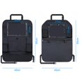 thumbnail image 2 of Car Organizer, 2-Pack Car Back Seat Organizer Storage Bag, Waterproof Backrest Protector Kick Mats, Tablet Holder Car Organizer with Multi Pockets, 2 of 5