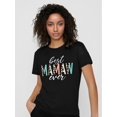 thumbnail image 1 of Best Mamaw ever Gift Leopard Print Mothers Day Premium T-Shirt funny women Men’s Short Sleeve T-shirt black Tee For adult, Men, Women, Teen, Teenager, adolescent, Youth, 1 of 6