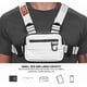 thumbnail image 4 of Bolsos de hombro tácticos para hombre y mujer, bolso de pecho rígido, estilo hip hop, bolsos deportivos, riñonera con bolsillo en el pecho., 4 of 5