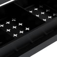 thumbnail image 4 of Set de 2 organizadores deslizante MU:4LIFE con tazas colgantes Negro, 4 of 6