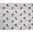 thumbnail image 4 of oneOone Polyester Lycra Fabric Floral Block Printed Fabric 1 Yard 56 Inch Wide, 4 of 4