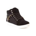 thumbnail image 2 of Soho Shoes Women's High Top Lace Up  Sneaker with "V" Zipper, 2 of 3