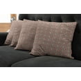 thumbnail image 5 of Ambesonne Ethnic Throw Pillow Cover 4 Pack, Framework Wide Petals, 20", Maroon Pink Almond Green, 5 of 5