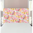 thumbnail image 1 of Daffodil Headboard, Mixed Plants and Wildflowers Blooms Pattern Tulips Daffodil Romantic Floral Art, Upholstered Decorative Metal Bed Headboard with Memory Foam, Twin Size, Multicolor, by Ambesonne, 1 of 4