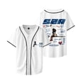 thumbnail image 3 of SZA SOS Shirt Unisex Casual HipHop Style Short Sleeve Baseball Jersey, 3 of 4