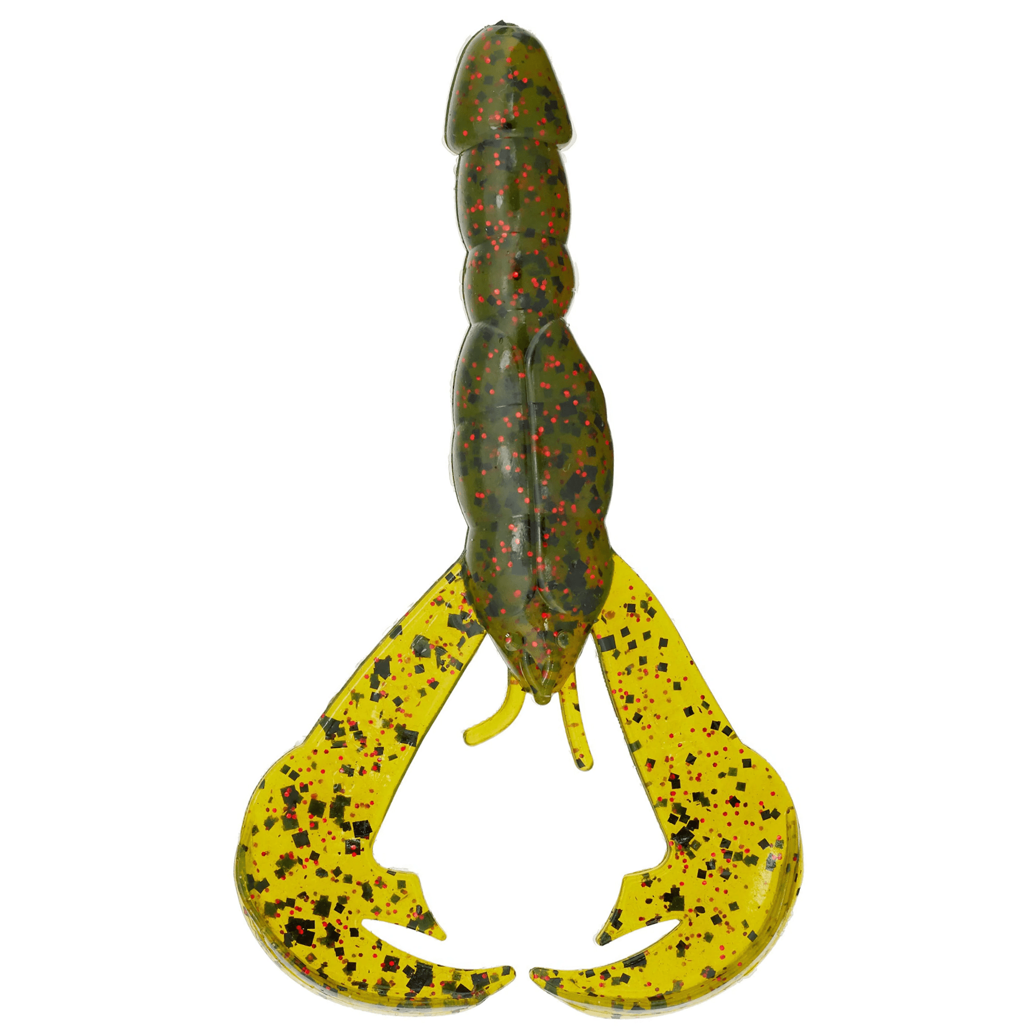Strike King Rattlin' Rage Craw 4" Plastic Crawfish Fishing Lure Watermelon Red Flake