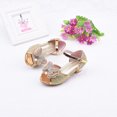 thumbnail image 6 of Rbaofujie Dress Up Shoes for Little Girls Toddler Kids Girls Pearl Butterfly-Knot Crystal Single Princess Baby Boy Shoes Gold, 6 of 8