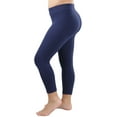 thumbnail image 4 of ToBeInStyle Girls' Fitted Full Length Leggings - Navy - Large, 4 of 6