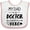 White and Pink, variant on Inktastic My Dad is a Doctor and a Hero Boys or Girls Baby Bib