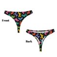 thumbnail image 3 of Fotbe Colorful Geometric Dog Tanga Sin Costuras para Mujer con Estampado – Panties Invisibles, Transpirables y Cómodos para Uso Diario-Medium, 3 of 6