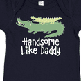 thumbnail image 4 of Inktastic Alligator Handsome Like Daddy Baby Boy Boys Baby Bodysuit, 4 of 5