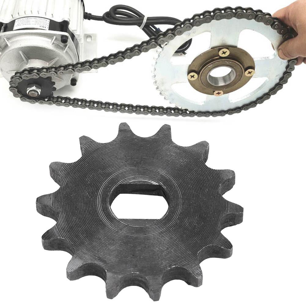 Alomejor Chain Sprocket Gear Electric Scooter Motor Engine 16 Tooth Sprocket Metal Chain Wheel for 12X17mm 