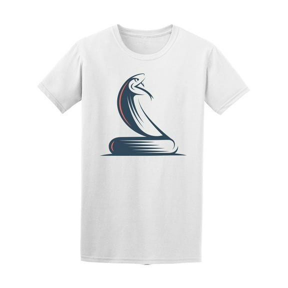 Cool Grunge Snke Cobra Sketch Tee Men's -Image by Shutterstock
