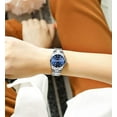 thumbnail image 3 of Watches for Women Analog Quartz Silver Stainless Steel Watches Luminous Waterproof Ladies Dress Watch, 3 of 5