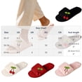 thumbnail image 3 of Wensltd Women Slide Slippers Soft Flat Sole Indoor Daily Slippers Wide Width For Bedroom Solid Color, 3 of 8