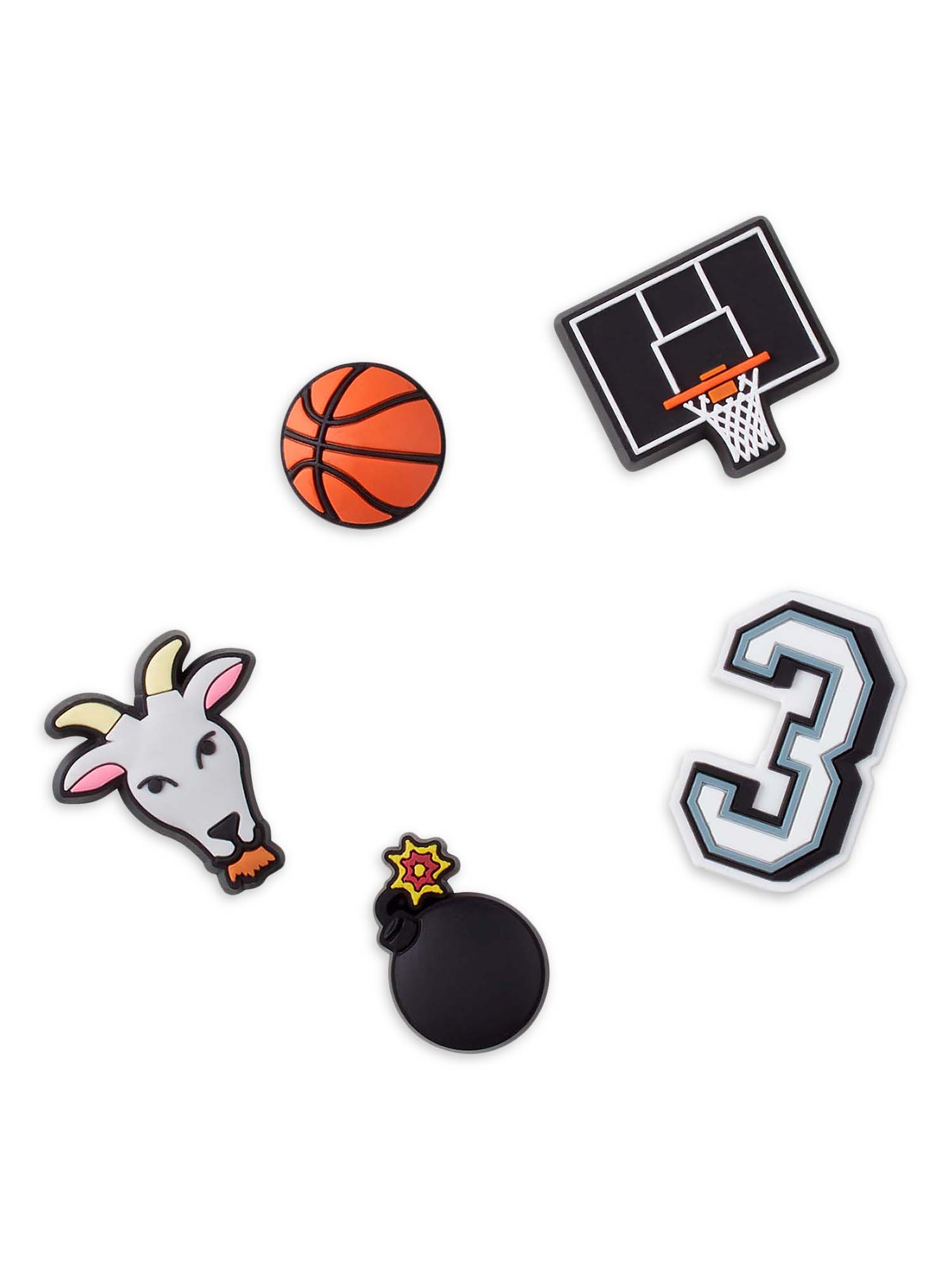 Buy Crocs Jibbitz Basketball Star 5 Pack Online At Lowest Price In Ubuy 