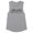 Heather Grey, variant on Skyline Brooklyn New York Women's Muscle Tank Medium White