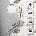 thumbnail image 2 of 4x5 Rug, Bird Rug, Floral Branch Rugs for Living Room Bedroom, Animal Carpet, Washable & Non Slip & Soft Low Pile Large Indoor Area Rug, Bird Home Decor & Gifts, 2 of 7