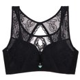 thumbnail image 5 of Harpily 2025 Bra Comfortable Underwear For Womens Underwire Bra Lace Floral Bra Unlined Unlined Plus Size Full Coverage Bra, 5 of 5