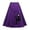 Purple, variant on Skirts for Women Skirt featuring 50s Poodle Theme for Adults High Waist Swing Pleated Party Skirt with Halloween Light Blue M