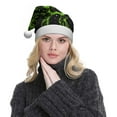 thumbnail image 5 of Fuzoiu DINOSAUR IN SPACE Print Santa Hat Christmas Hat for Adults,Santa Hats with Pompom, Unisex Xmas Holiday Hat for Christmas New Year Festive Party Supplies, 5 of 6
