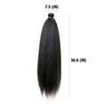 thumbnail image 3 of Darling Kinky Straight Wrap Around Ponytail, 26 inch, #1B, Adult, Female, 3 of 8