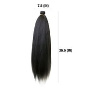 Darling Kinky Straight Wrap Around Ponytail, 26 inch, #1B, Adult, Female