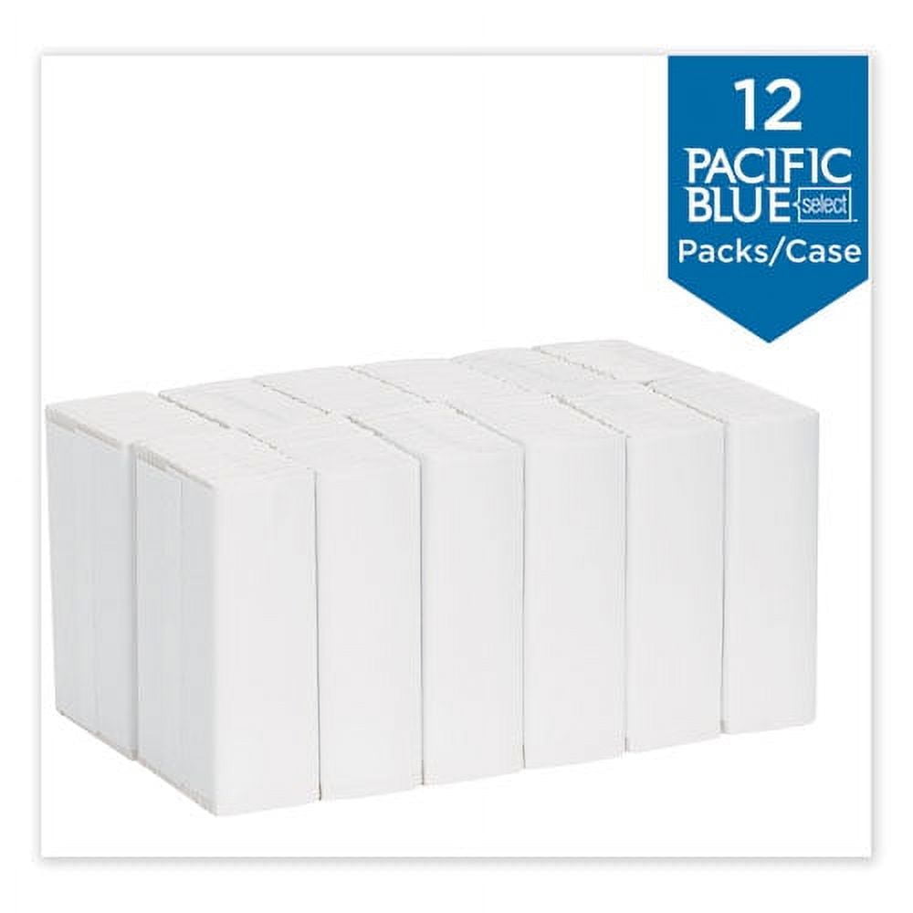 Pacific Blue Select C-Fold Paper Towels, 2-Ply, 10.1 x 12.7, White, 120/Pack, 12 Packs/Carton | Bundle of 2 Cartons