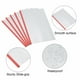 thumbnail image 4 of Fundas de informe transparentes Uxcell con barra deslizante, capacidad de 75 hojas de 10 mm, rojas, paquete de 10, 4 of 6