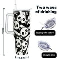 thumbnail image 4 of 40 oz Panda Stainless Steel Tumbler with Handle Straw & Lid Panda Lover Cute Panda Tumbler Cup Travel Coffee Mug Panda Gifts for Women Girl, 4 of 4